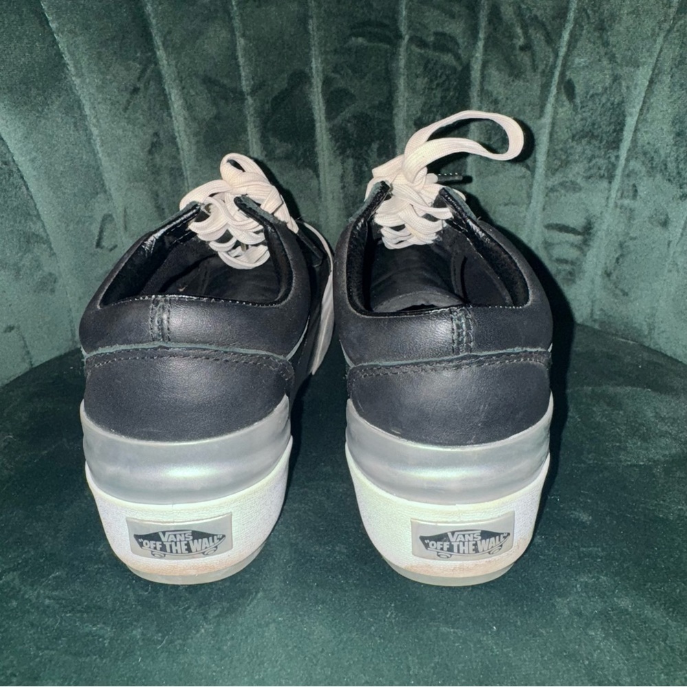 Vans Black and White Old School Platform 7.5 - Picture 5 of 5